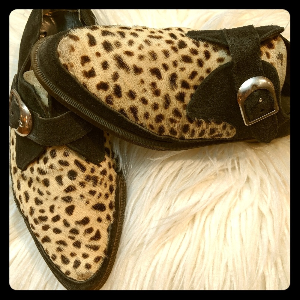 Vintage Marley's of London leopard creepers